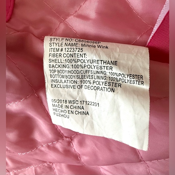 Western Chief Minnie Mouse Rain Jacket Toddler Girls 3T - Picture 6 of 7